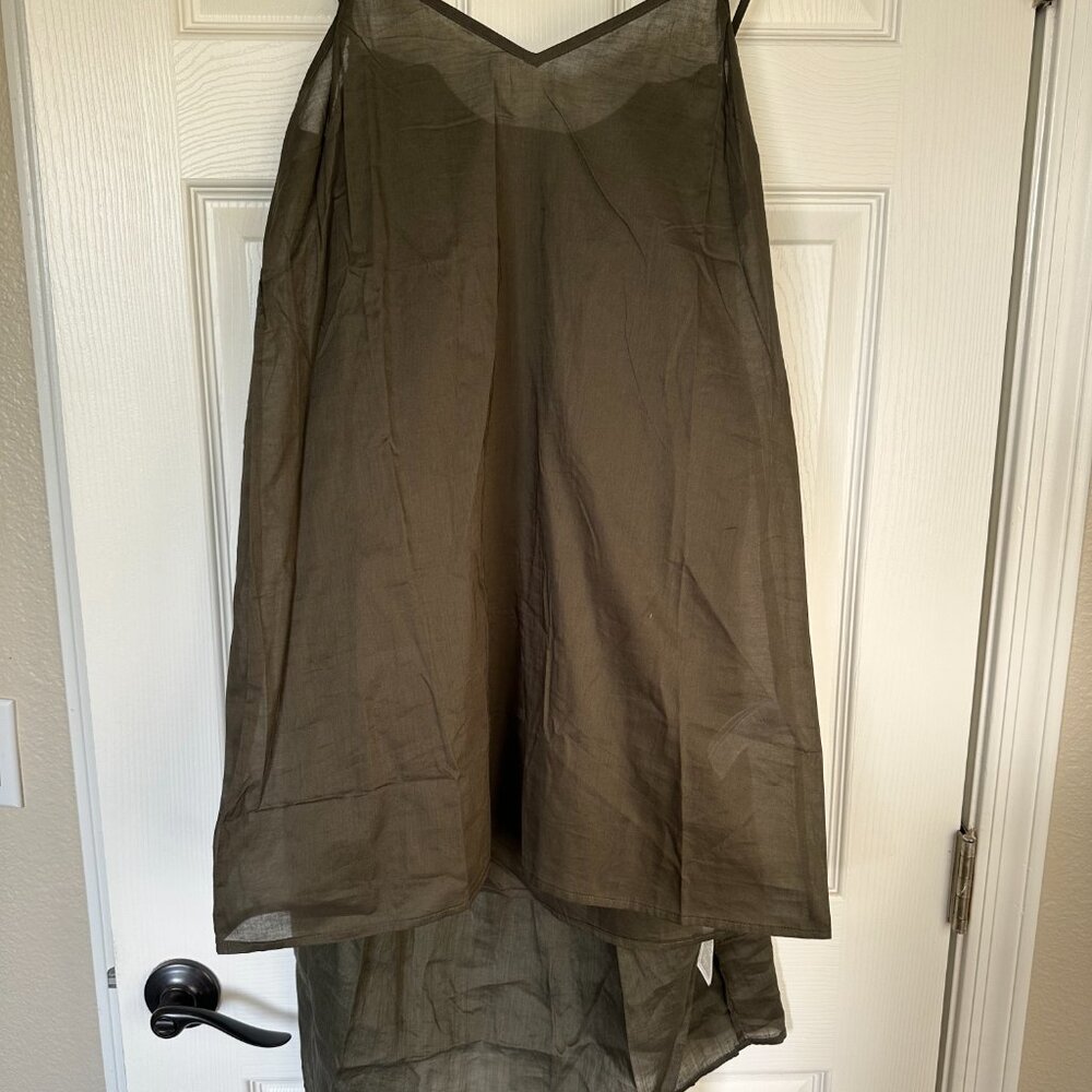 Banana Republic Ramie Pintuck Dress Size M - Picture 4 of 7